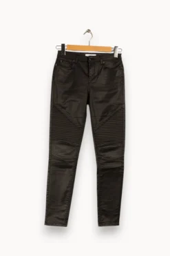 Flash Sale ZAPA Pantalon style cuir - Taille XS/34 Noir