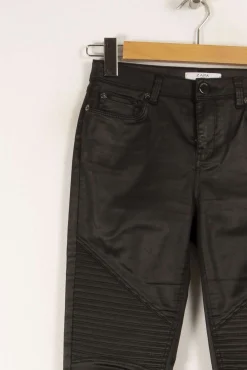 Flash Sale ZAPA Pantalon style cuir - Taille XS/34 Noir
