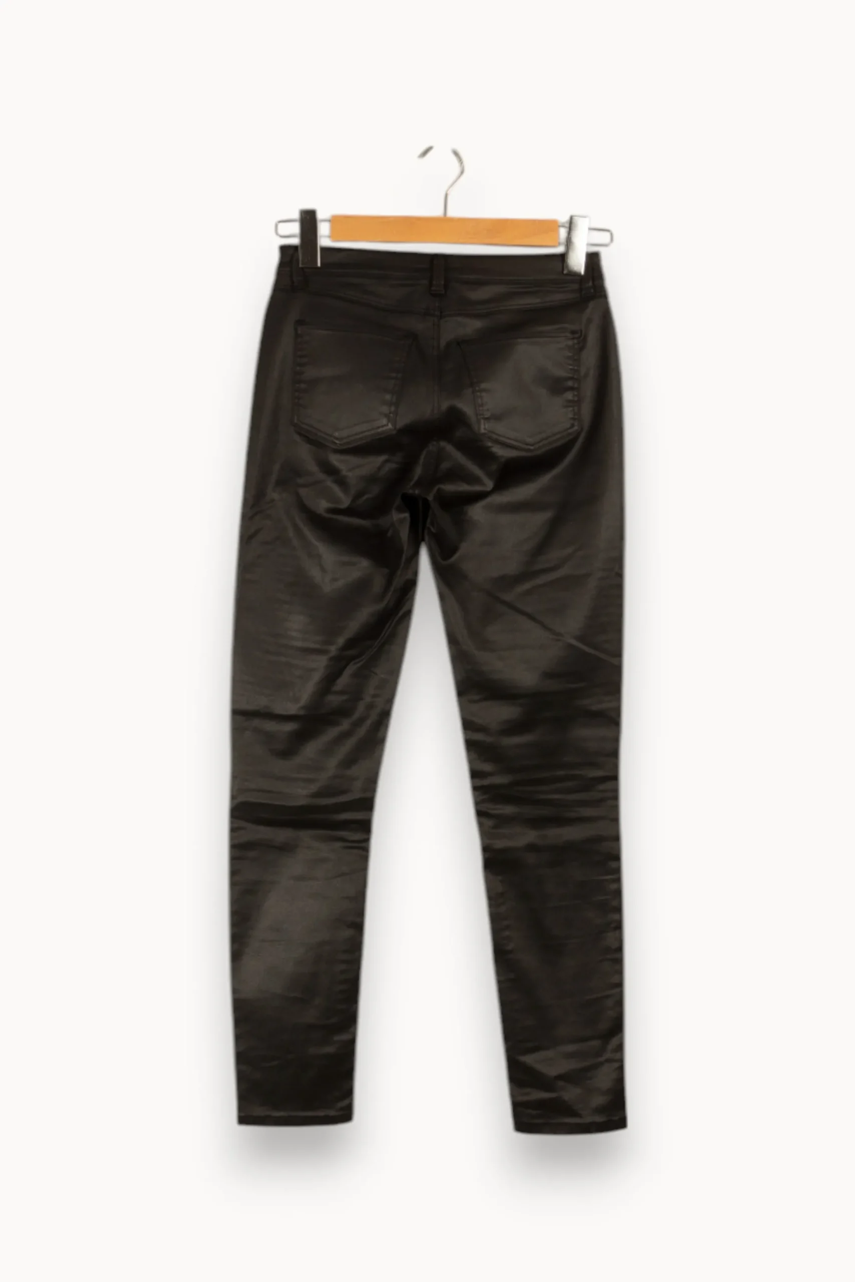 Flash Sale ZAPA Pantalon style cuir - Taille XS/34 Noir