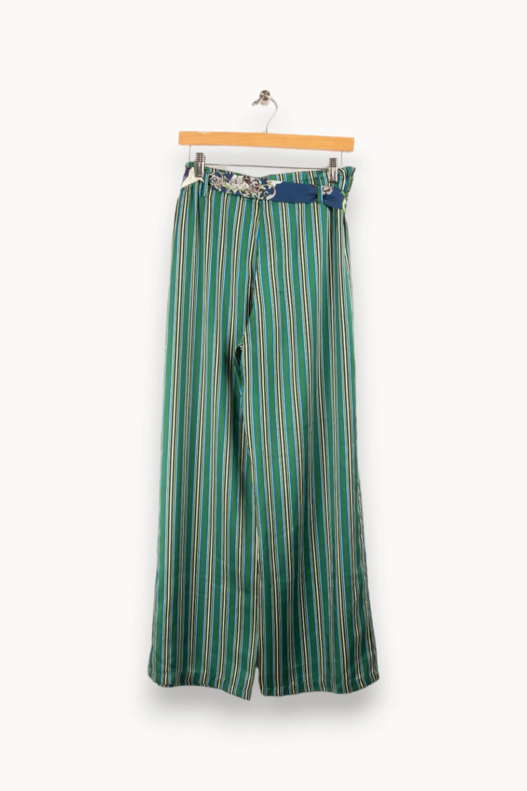Online La Fée Maraboutée Pantalon rayé - L/40 Vert