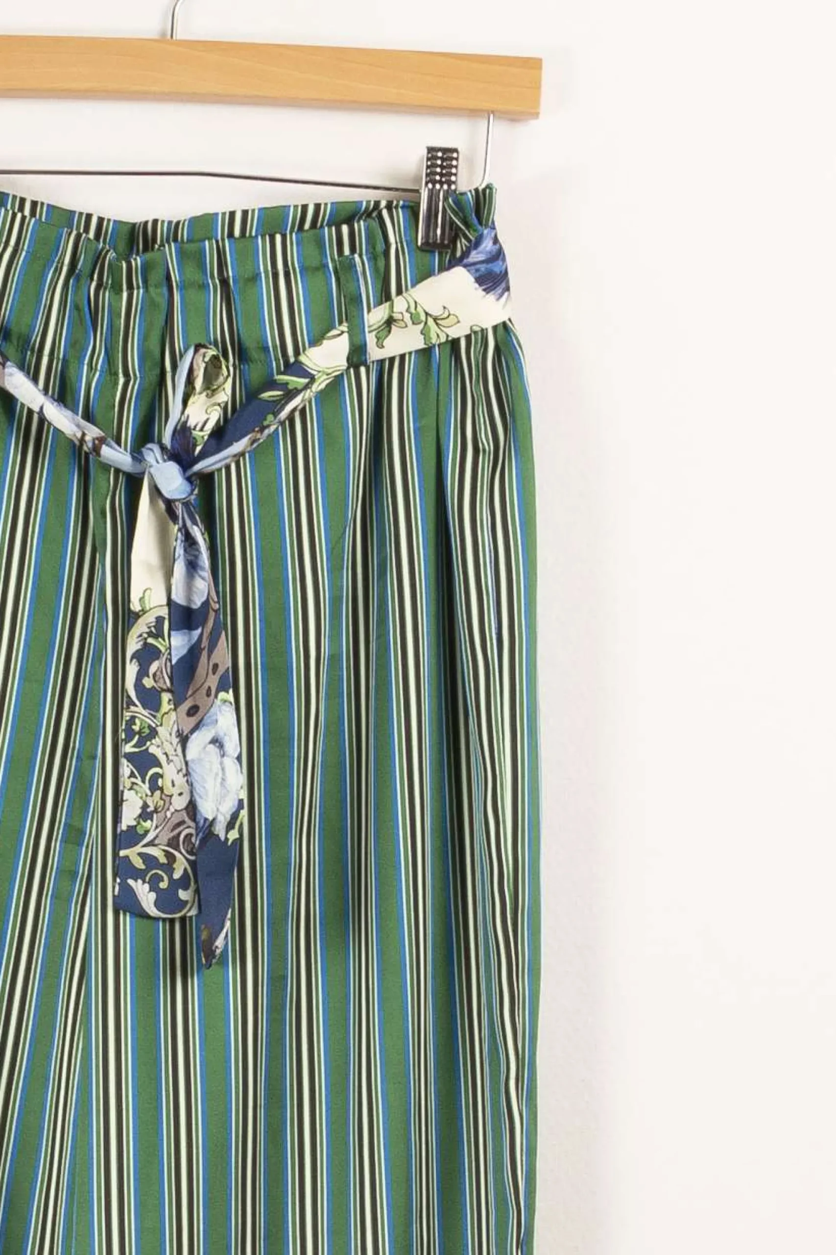 Online La Fée Maraboutée Pantalon rayé - L/40 Vert
