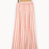 Store Imperial Pantalon et blanc rayé - Taille M/38 Rose