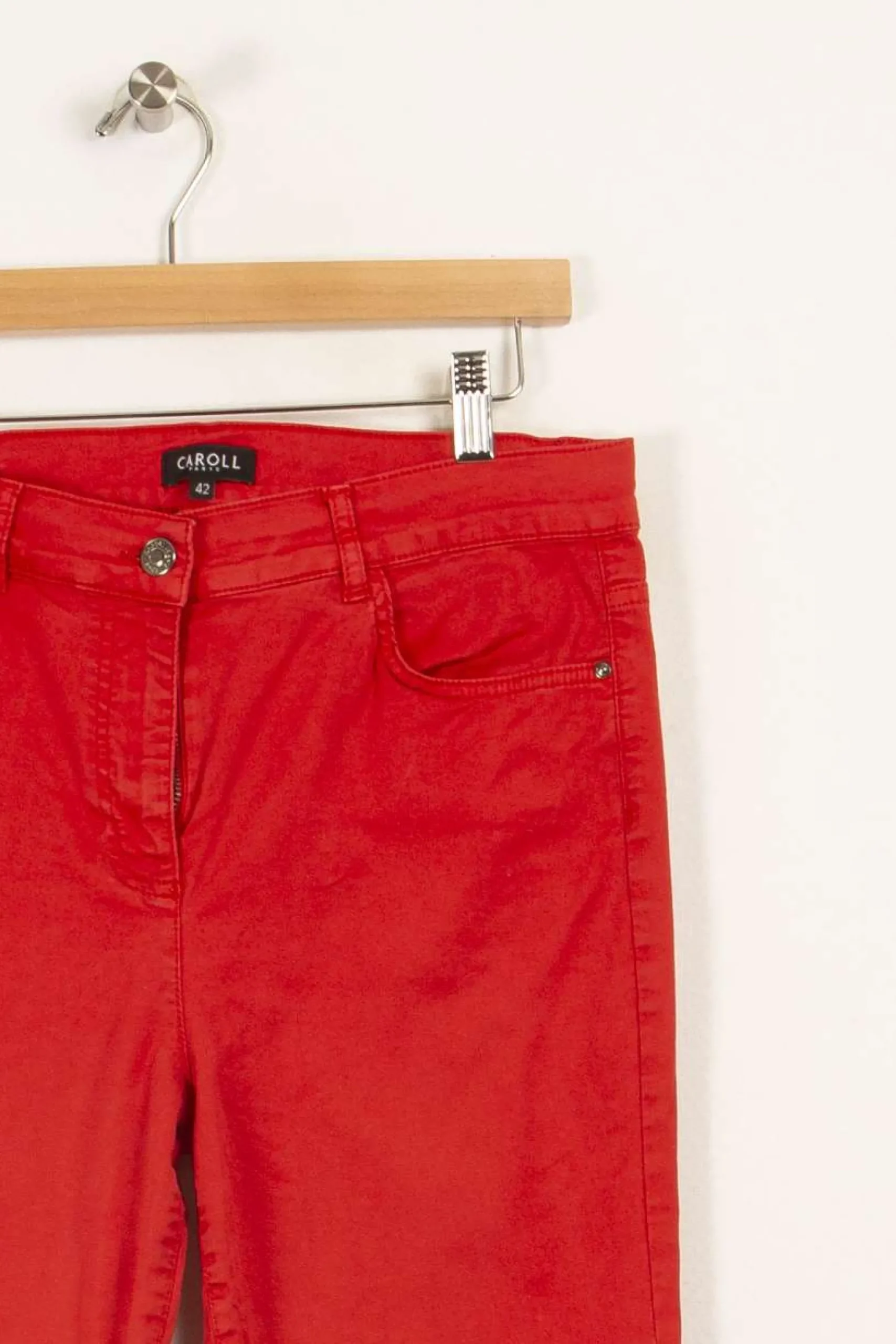Sale Caroll Pantalon - Taille XL/42 Rouge