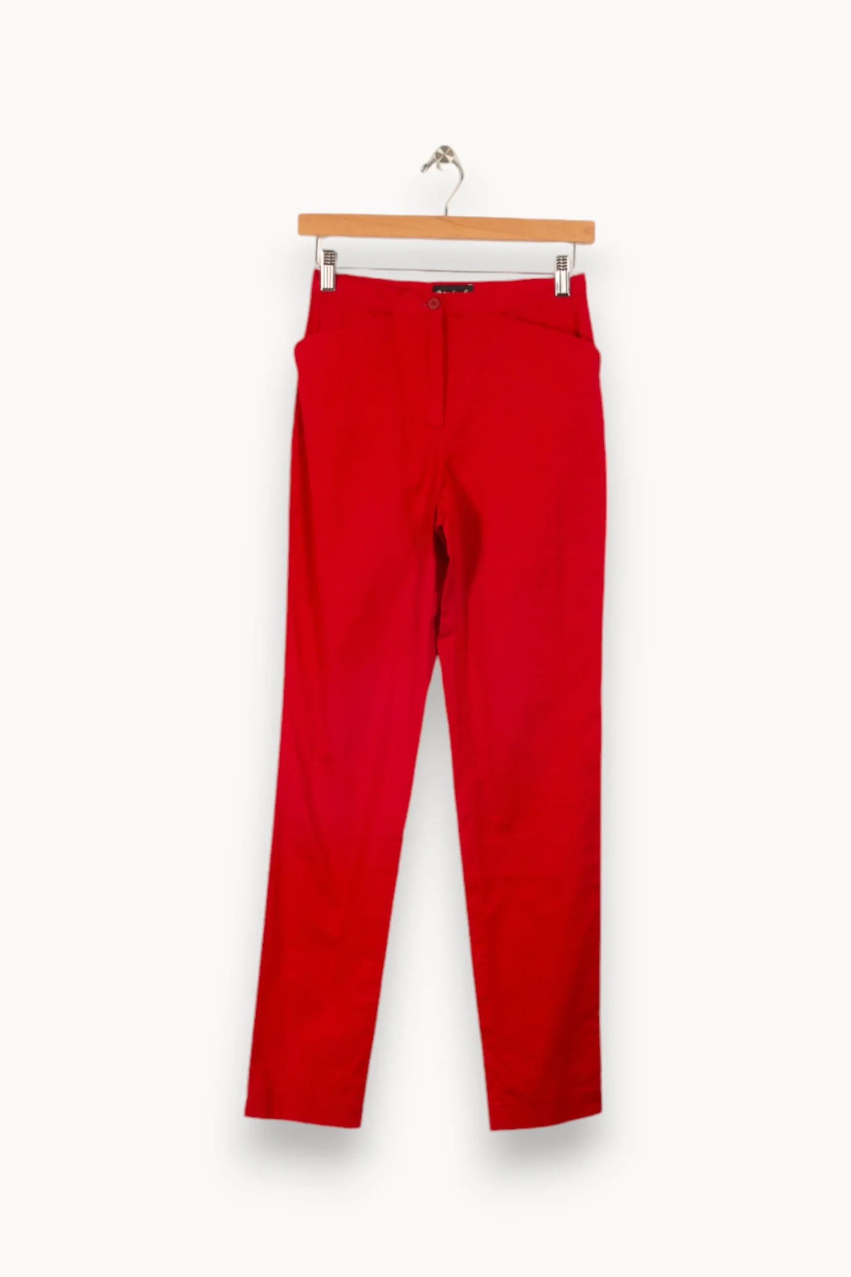 Sale Agnès b. Pantalon - Taille XS/34 Rouge
