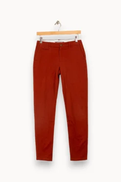 Sale Comptoir des Cotonniers Pantalon rouille - Taille S/36 Orange