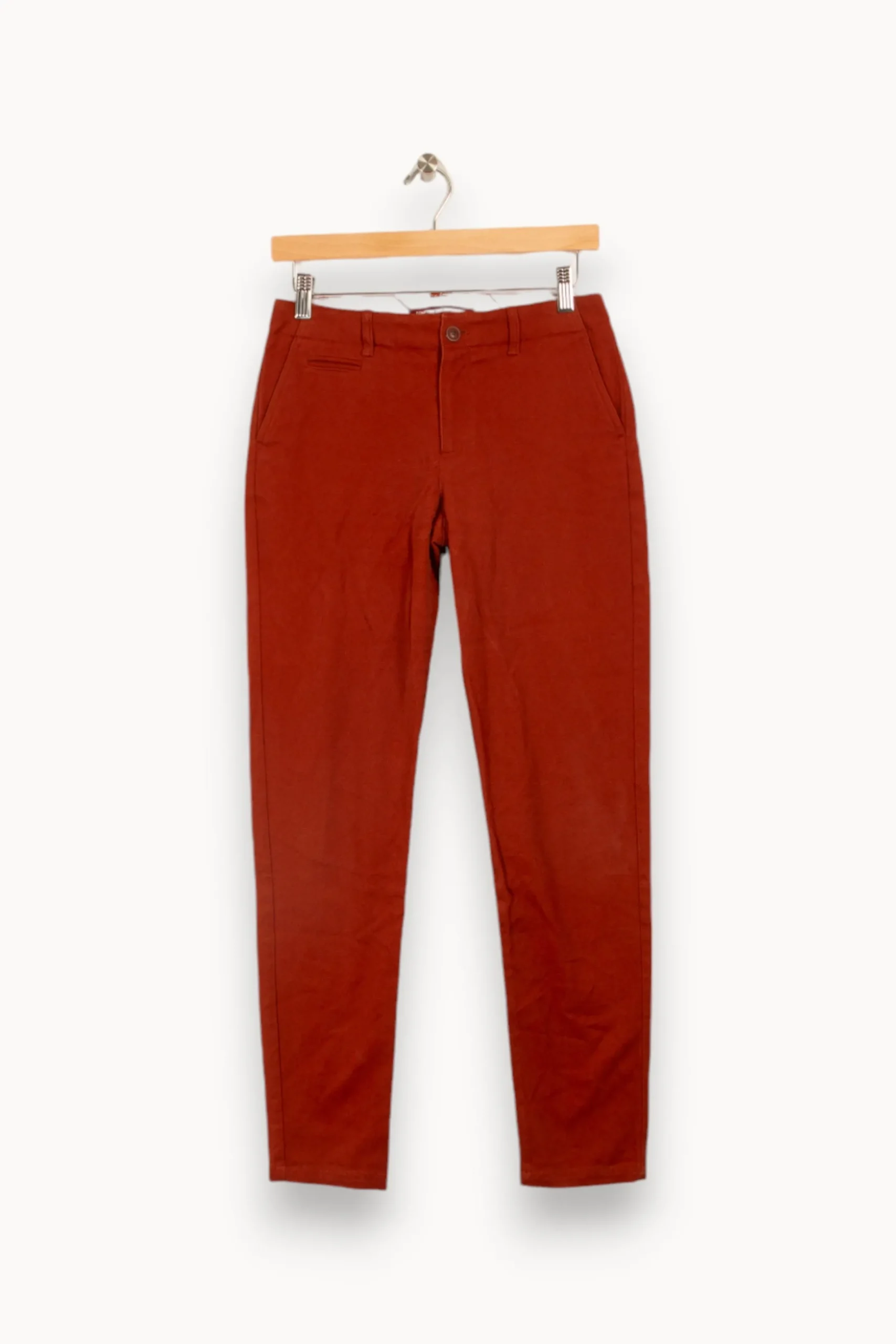 Sale Comptoir des Cotonniers Pantalon rouille - Taille S/36 Orange