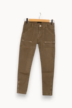 Hot IKKS Pantalon - Taille XS/34 Vert