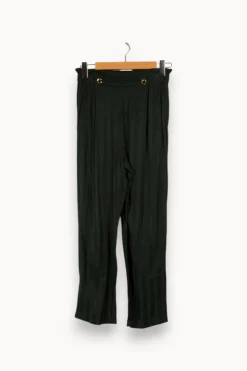 Clearance Des petits hauts Pantalon foncé - Taille M/38 Vert