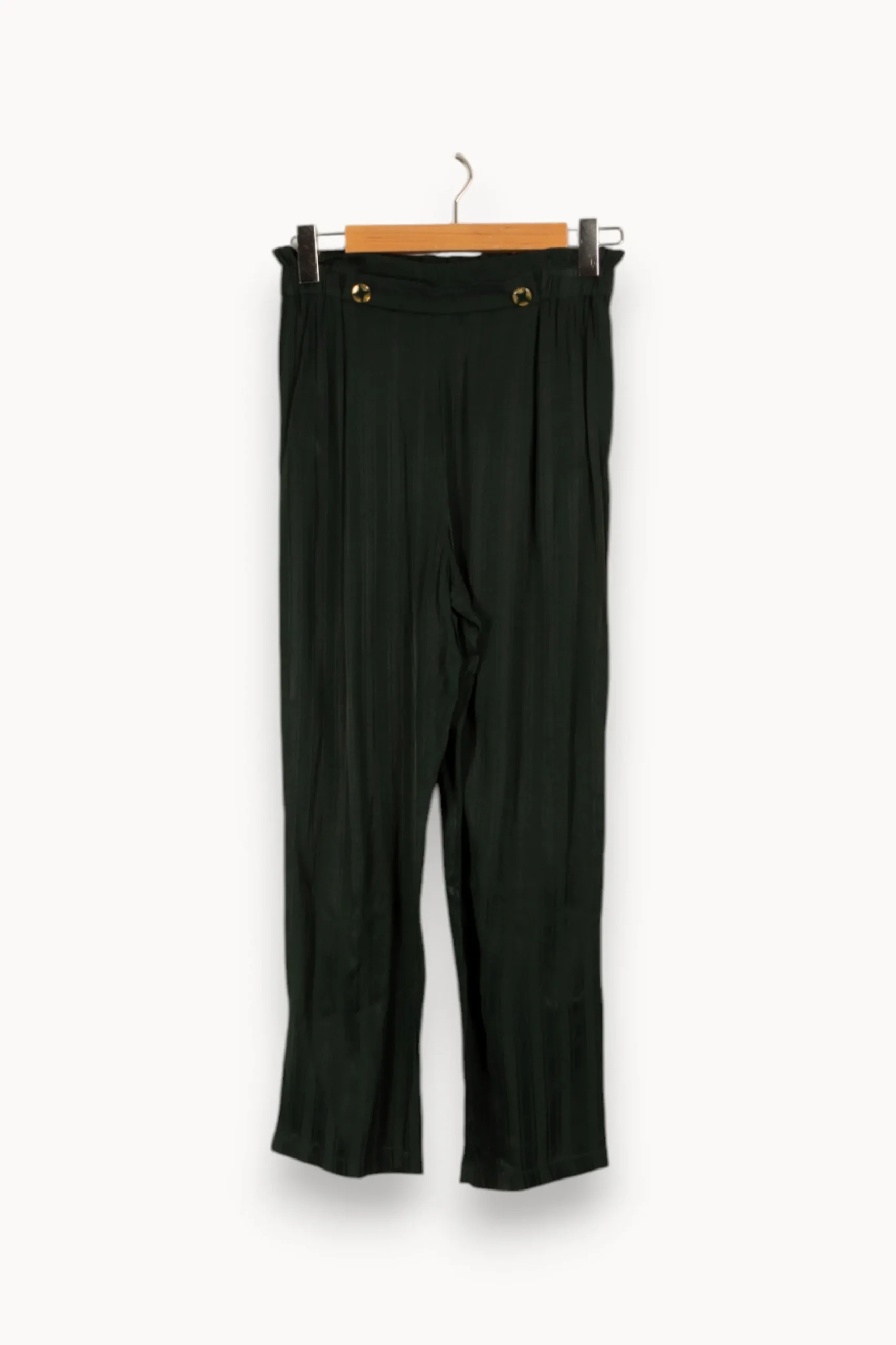 Clearance Des petits hauts Pantalon foncé - Taille M/38 Vert