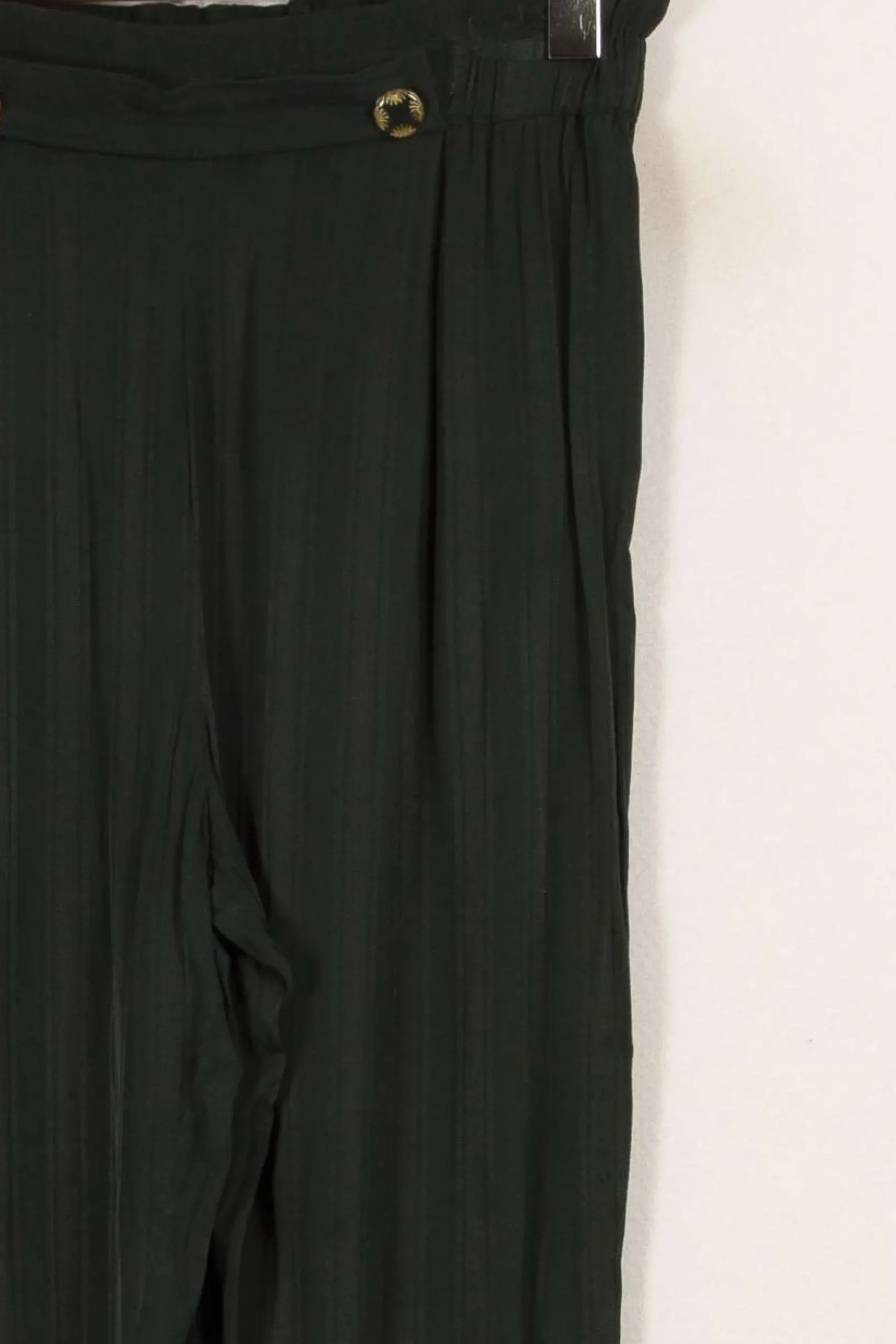 Clearance Des petits hauts Pantalon foncé - Taille M/38 Vert
