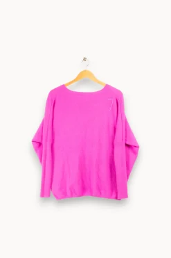 Fashion Absolut Cashmere Poncho 100% cashmere - S/36 Violet