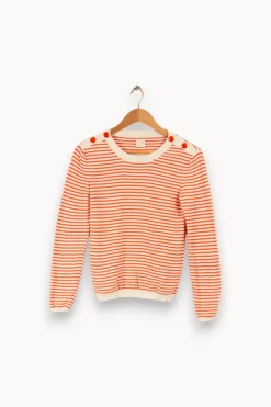 Sale Des petits hauts Pull à rayures - Taille S/36 Multicolore