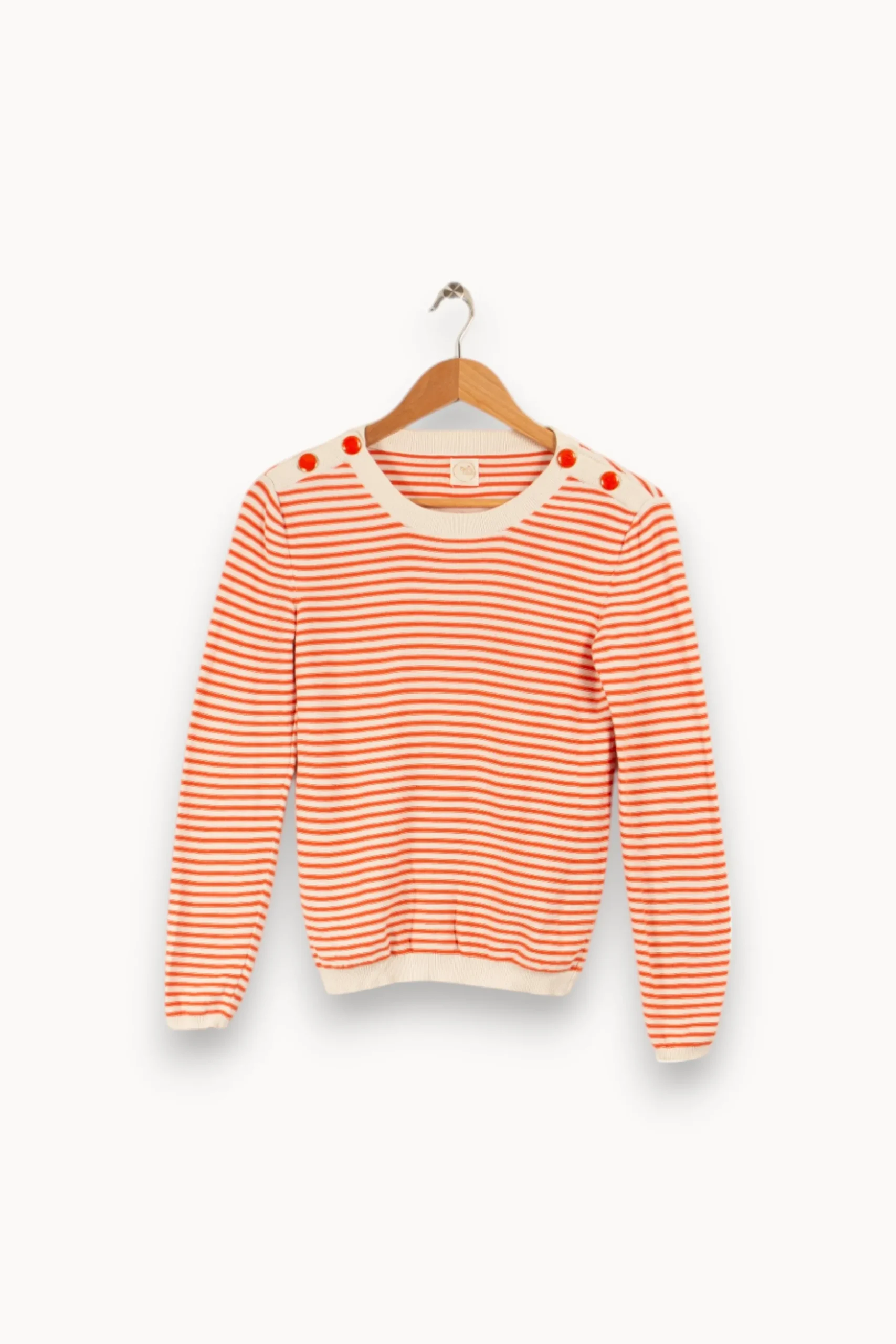 Sale Des petits hauts Pull à rayures - Taille S/36 Multicolore