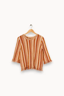 Hot Vanessa Bruno Pull à rayures s - Taille L/40 Multicolore