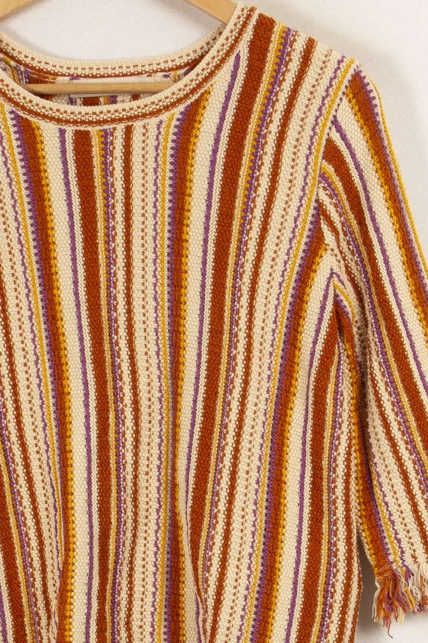 Hot Vanessa Bruno Pull à rayures s - Taille L/40 Multicolore