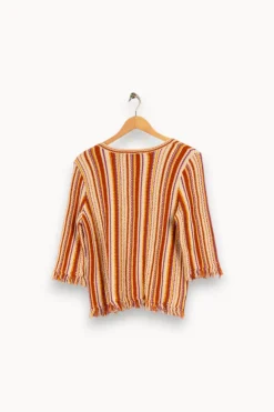 Hot Vanessa Bruno Pull à rayures s - Taille L/40 Multicolore
