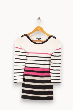 Cheap Caroll Pull - S/36 Blanc