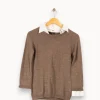 Discount Caroll Pull - S/36 Marron
