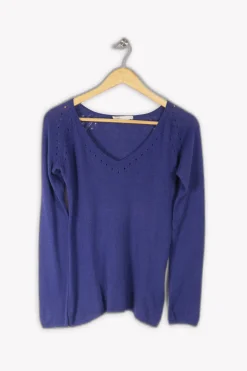 New Maje Pull - S/36 Bleu