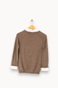 Discount Caroll Pull - S/36 Marron