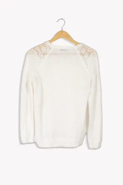 Store Sandro Pull - S/36 Blanc