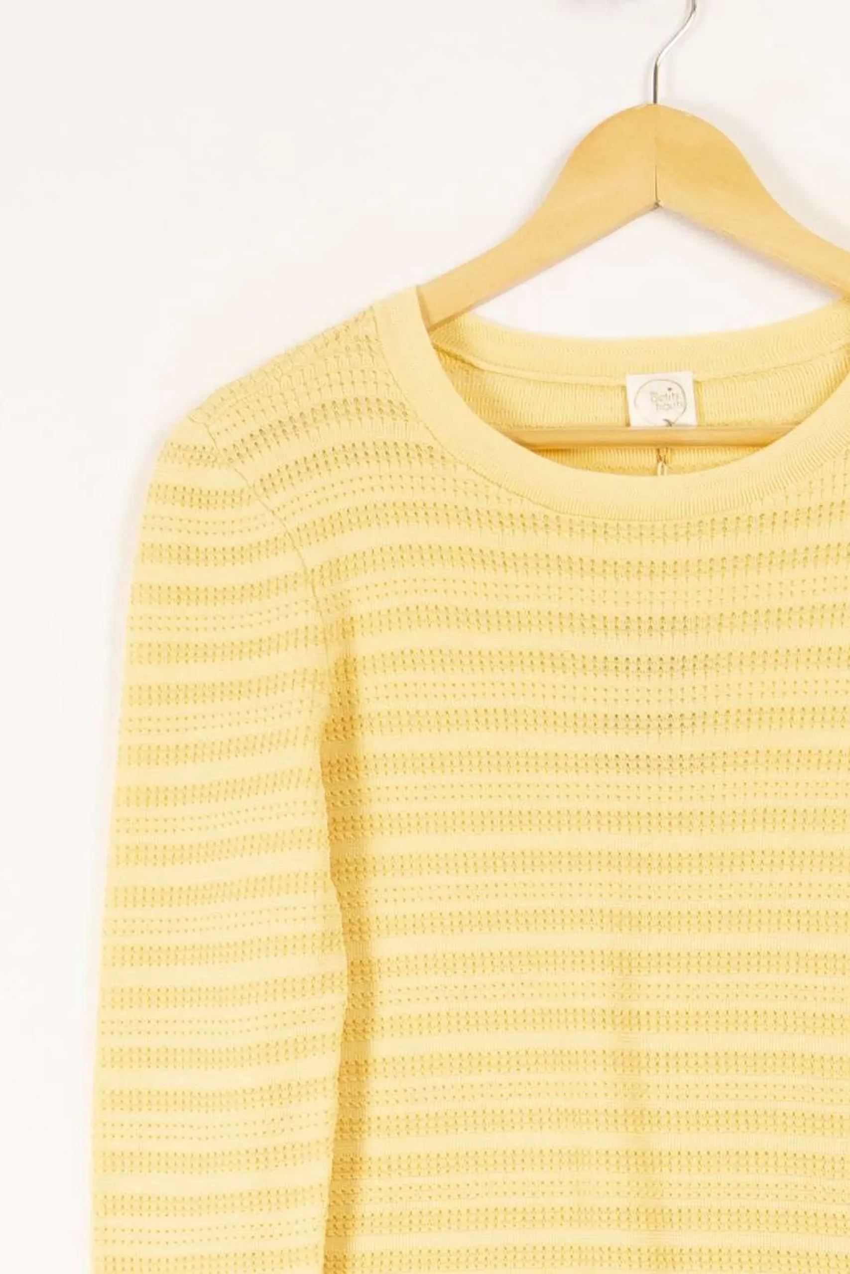 Best Sale Des petits hauts Pull - Taille M/38 Jaune
