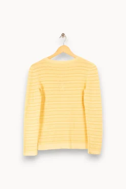 Best Sale Des petits hauts Pull - Taille M/38 Jaune