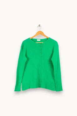 Fashion American Vintage Pull - Taille S/36 Vert