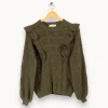 Clearance Sézane Pull - XS/34 Vert