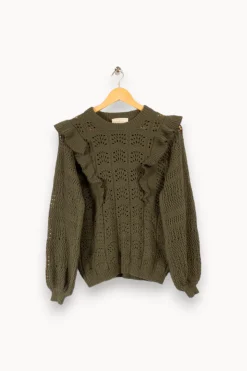 Clearance Sézane Pull - XS/34 Vert