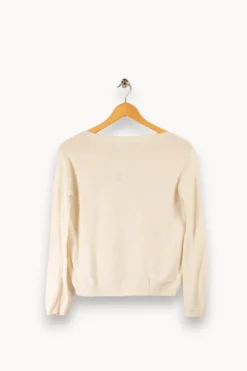 Hot Sézane Pull - XS/34 Blanc