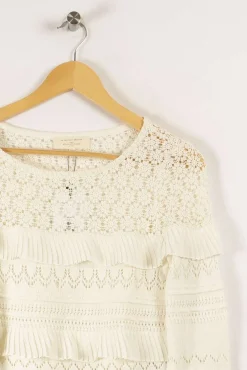 Outlet Sézane Pull - XS/34 Blanc