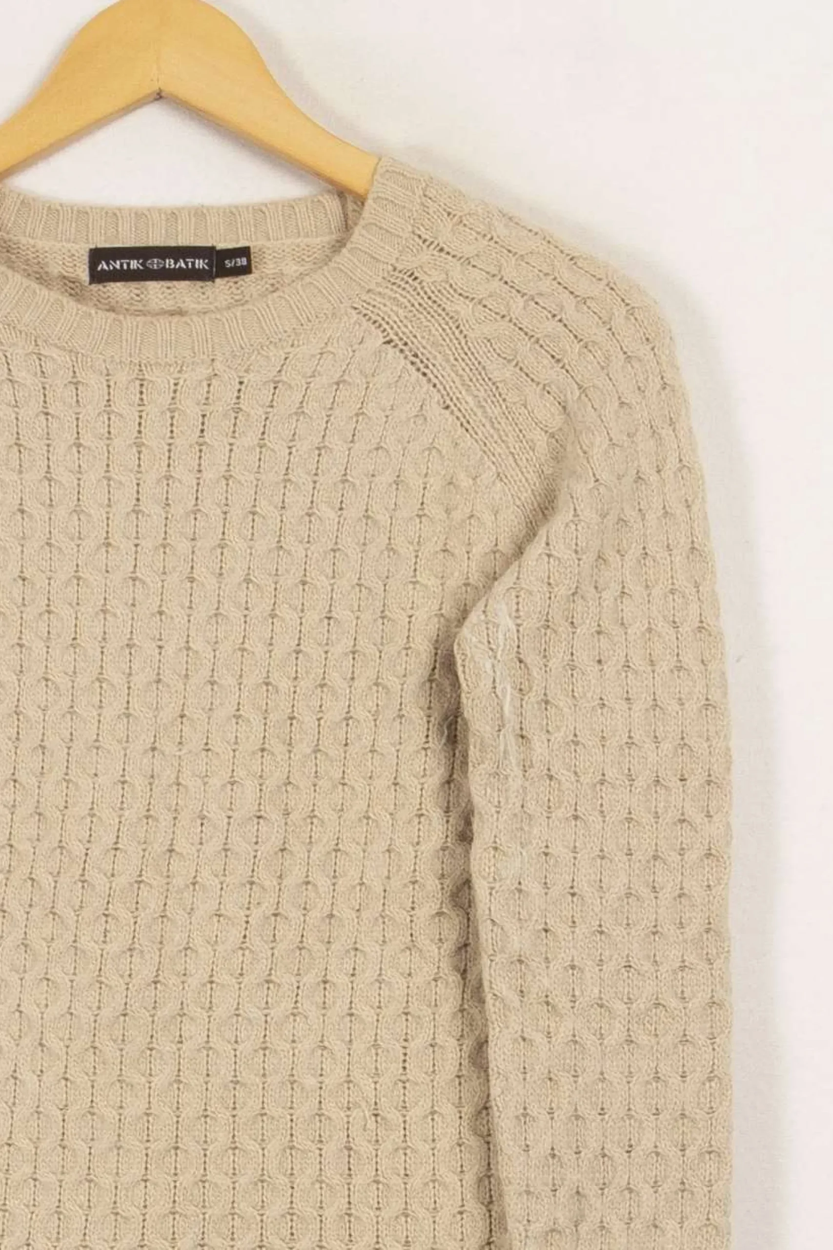 Sale Antik Batik Pull - Taille M/38 Beige