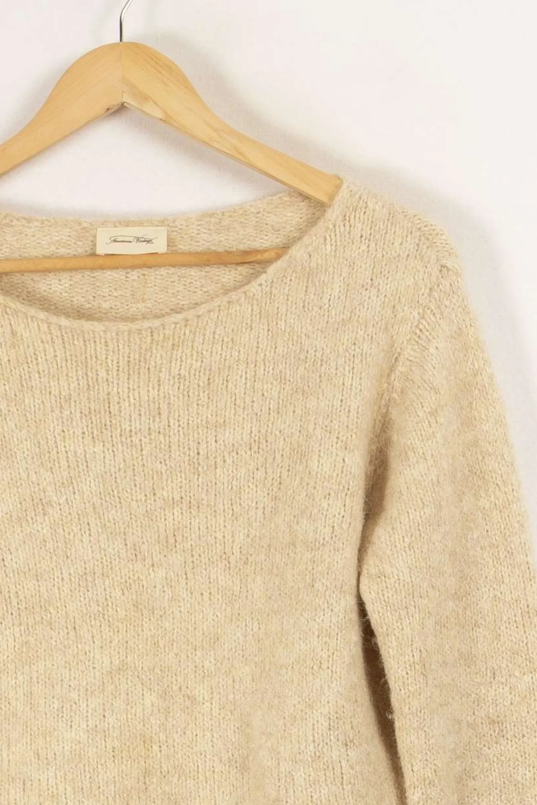 Sale American Vintage Pull - Taille S/36 Beige