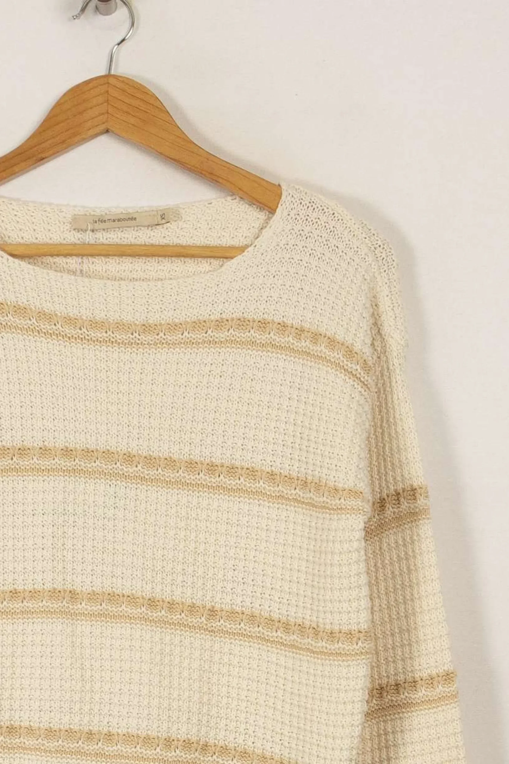 Best Sale La Fée Maraboutée Pull - Taille XS/34 Beige