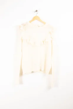 Fashion Maison Stella & Suzie Pull - Taille L/40 Blanc