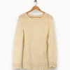 Outlet Des petits hauts Pull - Taille M/38 Blanc