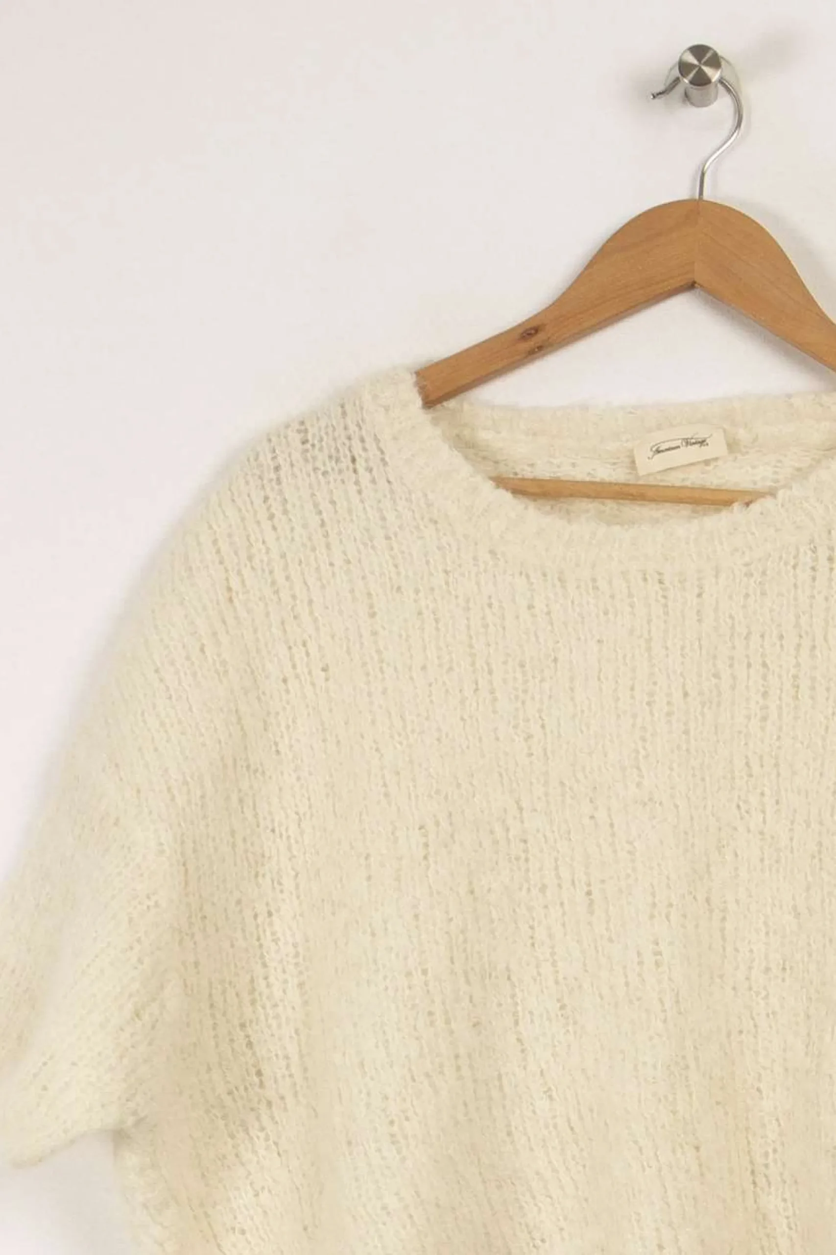 Sale American Vintage Pull - Taille M/38 Blanc