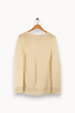 Outlet Des petits hauts Pull - Taille M/38 Blanc