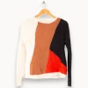 Flash Sale Sézane Pull blanc et bleu - S/36 Multicolore