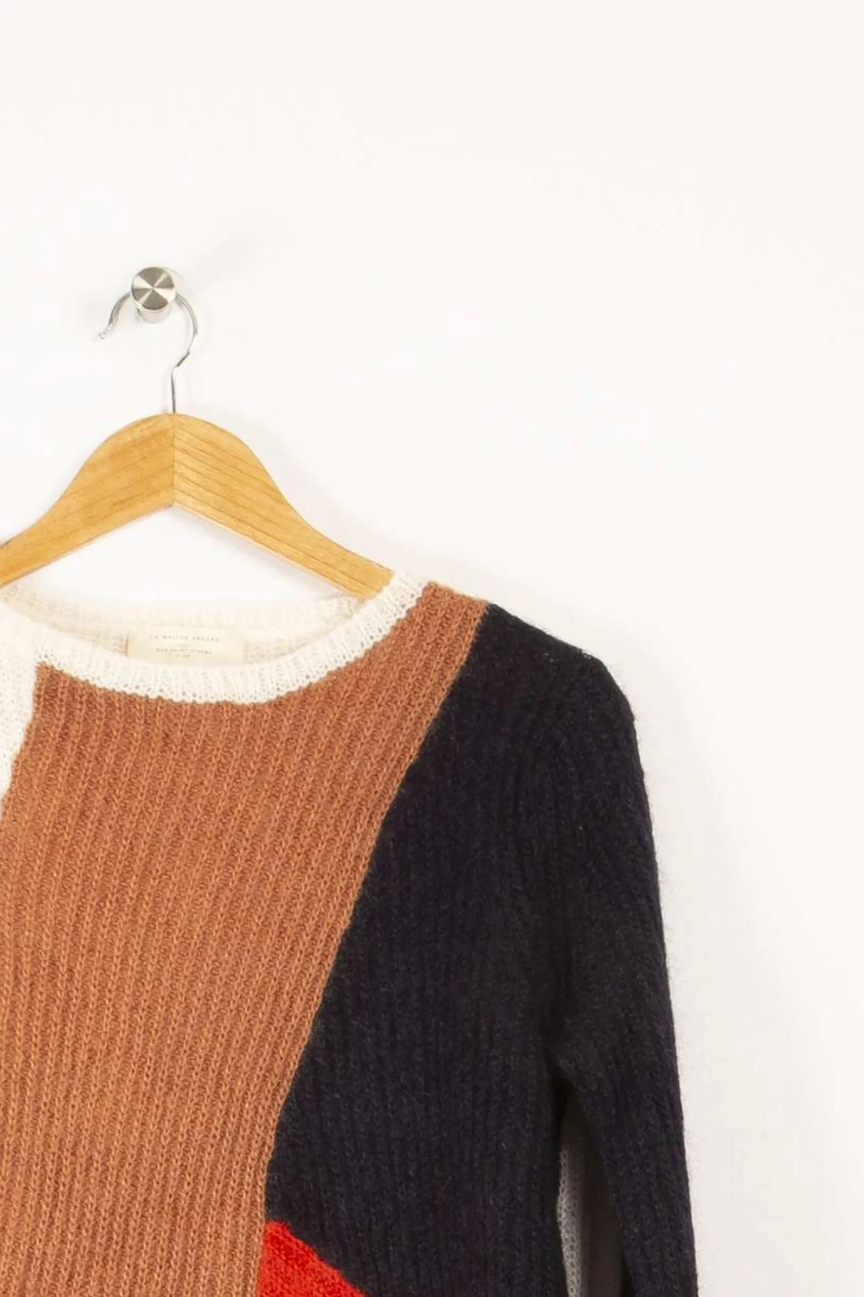 Flash Sale Sézane Pull blanc et bleu - S/36 Multicolore