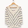 Store Gerard Darel Pull et bleu - Taille S/36 Blanc