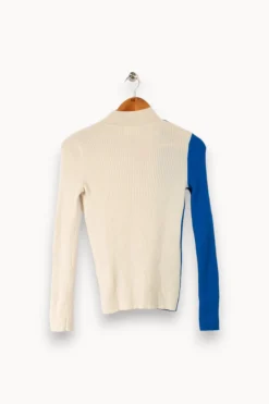 Online From Future Pull blanc et bleu - XS / 34 Multicolore