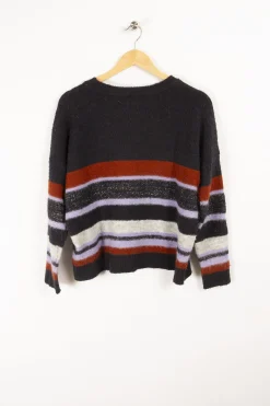 Shop La Fée Maraboutée Pull et violet - S/36 Bleu