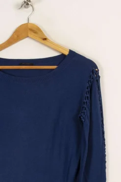 Discount IKKS Pull foncé - Taille M/38 Bleu