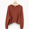Hot American Vintage Pull - Taille S/36 Bordeaux