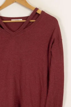 Outlet ZAPA Pull - Taille S/36 Bordeaux