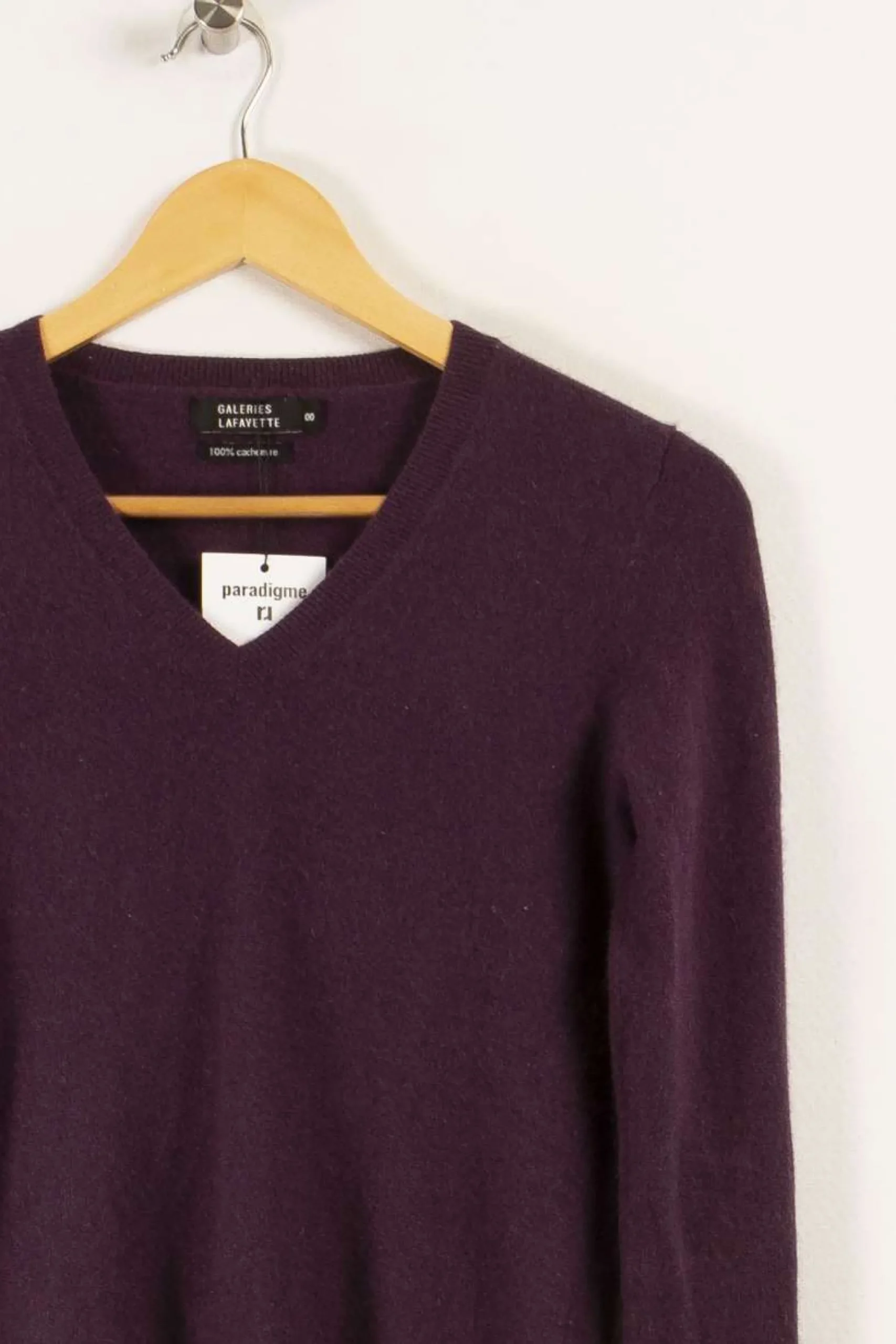 Sale Galeries Lafayette Pull cachemire - XS/34 Violet
