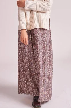 Store La Fée Maraboutée Pull col cheminée en laine mélangée - L/40 Orange