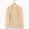 Hot Karl Marc John Pull en maille - Taille M/38 Beige